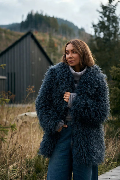 Bellamira™ | Stilvolle Kunstfelljacke