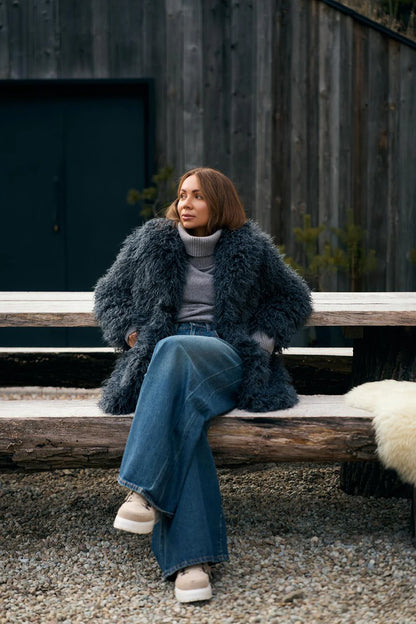 Bellamira™ | Stilvolle Kunstfelljacke