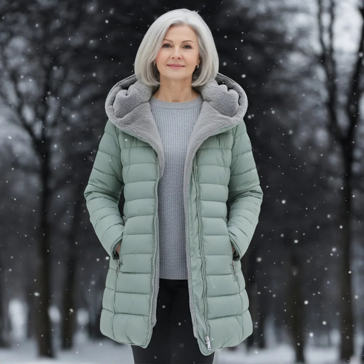 Evelin™ | Gesteppter Wintermantel
