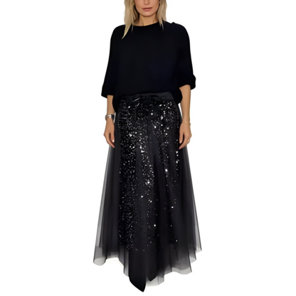 Garnet™ | Glänzendes Top und Paillettenrock