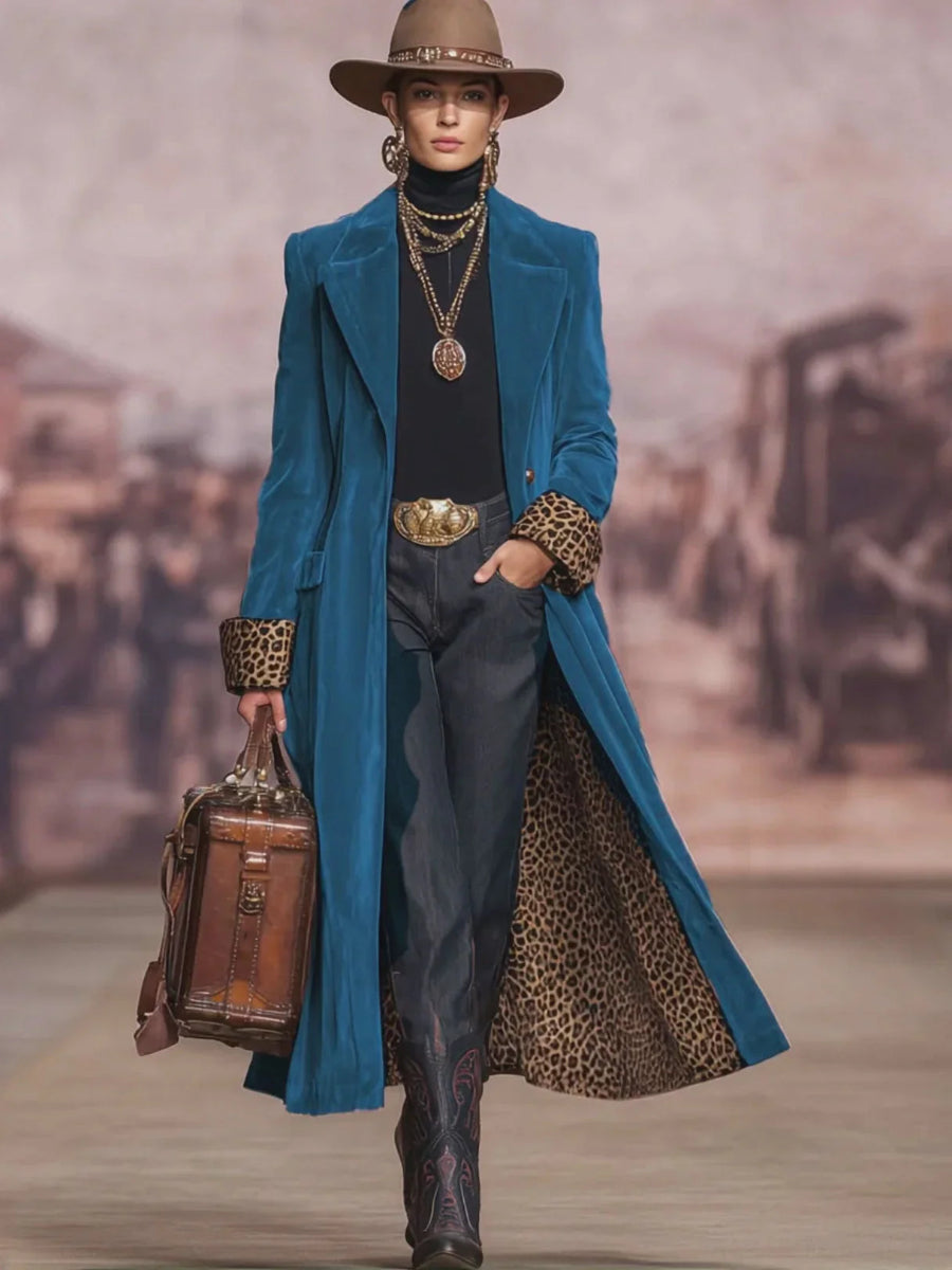 Katharina™ | Eleganter Wintermantel aus Samt