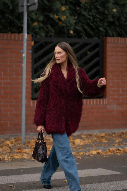 Bellamira™ | Stilvolle Kunstfelljacke