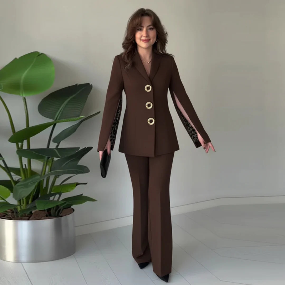 Umbra™ | Maßgeschneidertes strukturiertes Blazer-Set