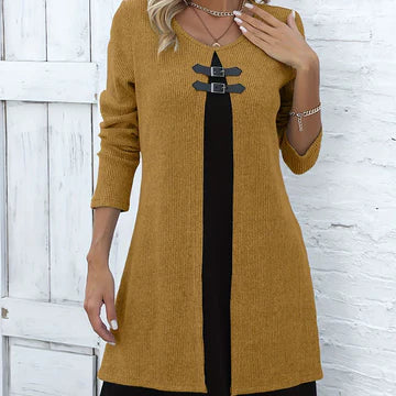 Beatrix™ | Langärmeliges Strickkleid