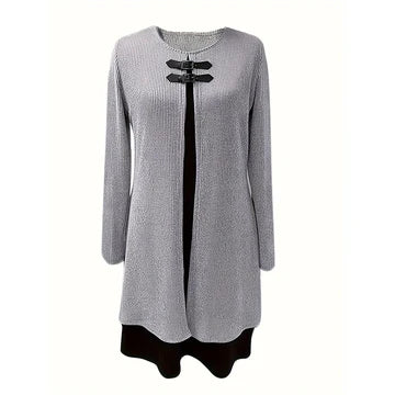 Beatrix™ | Langärmeliges Strickkleid