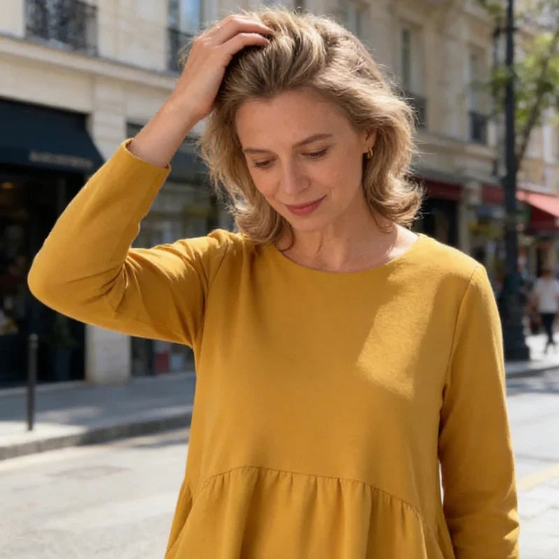 Uvelia™ | Midikleid mit Rundhalsausschnitt